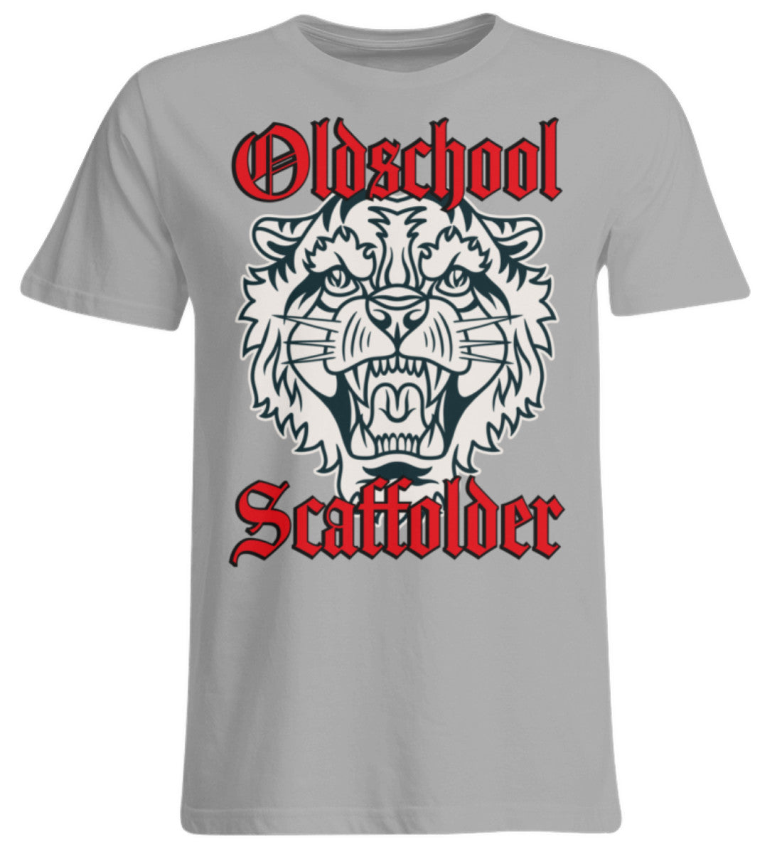 Oldschool Scaffolder / Tiger  - Übergrößenshirt €26.95 Gerüstbauer - Shop >>