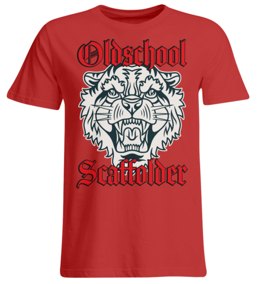 Oldschool Scaffolder / Tiger  - Übergrößenshirt €26.95 Gerüstbauer - Shop >>