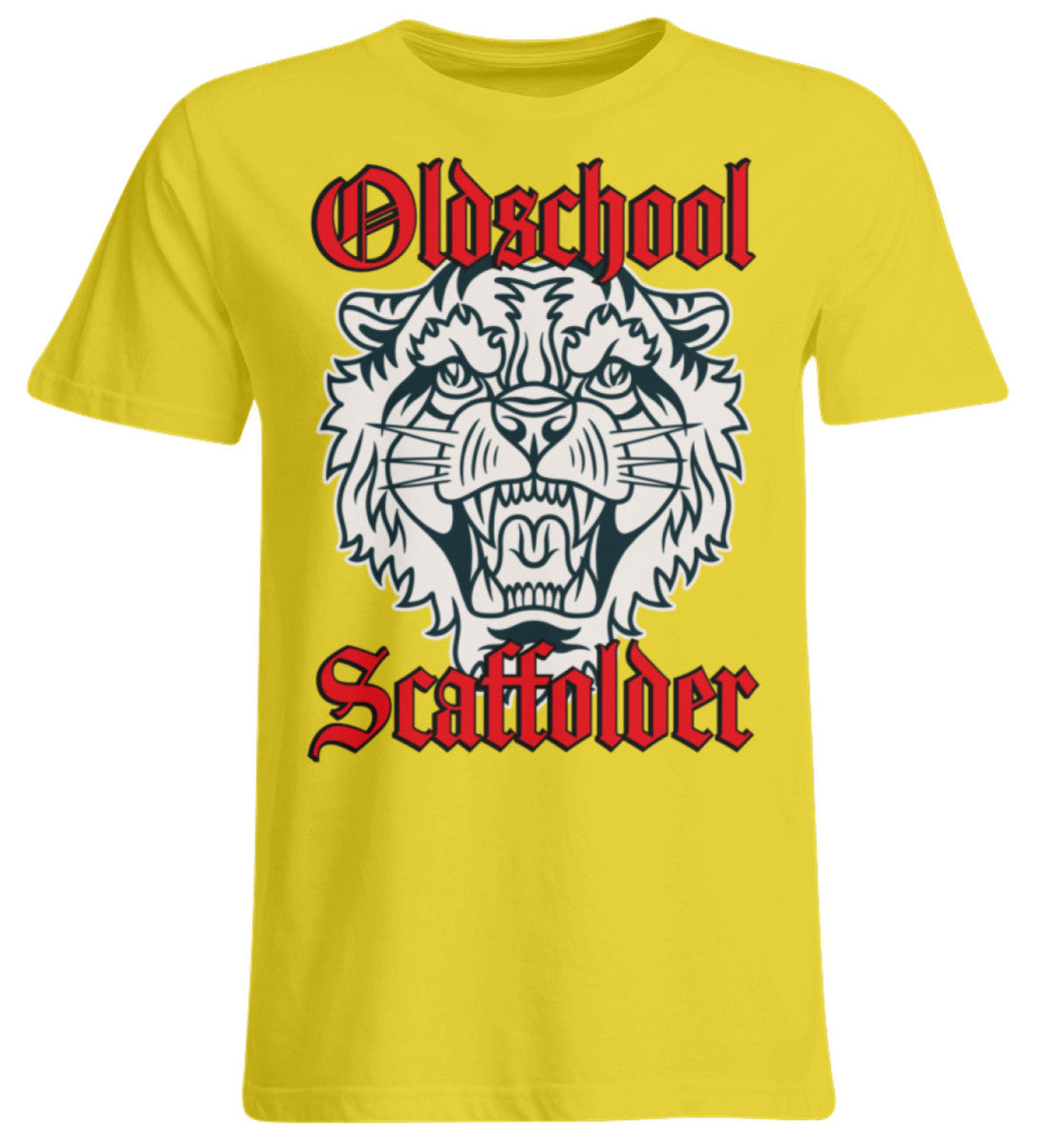 Oldschool Scaffolder / Tiger  - Übergrößenshirt €26.95 Gerüstbauer - Shop >>