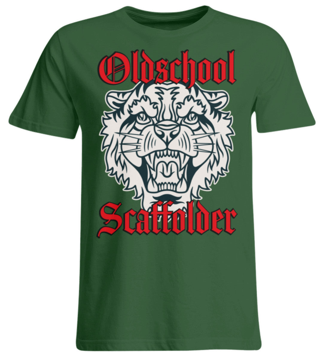 Oldschool Scaffolder / Tiger  - Übergrößenshirt €26.95 Gerüstbauer - Shop >>
