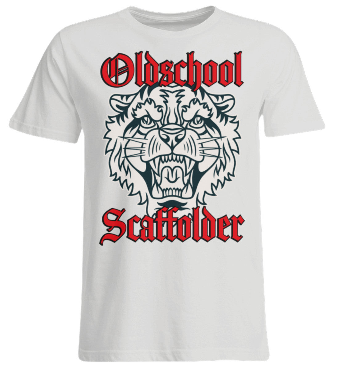 Oldschool Scaffolder / Tiger  - Übergrößenshirt €26.95 Gerüstbauer - Shop >>