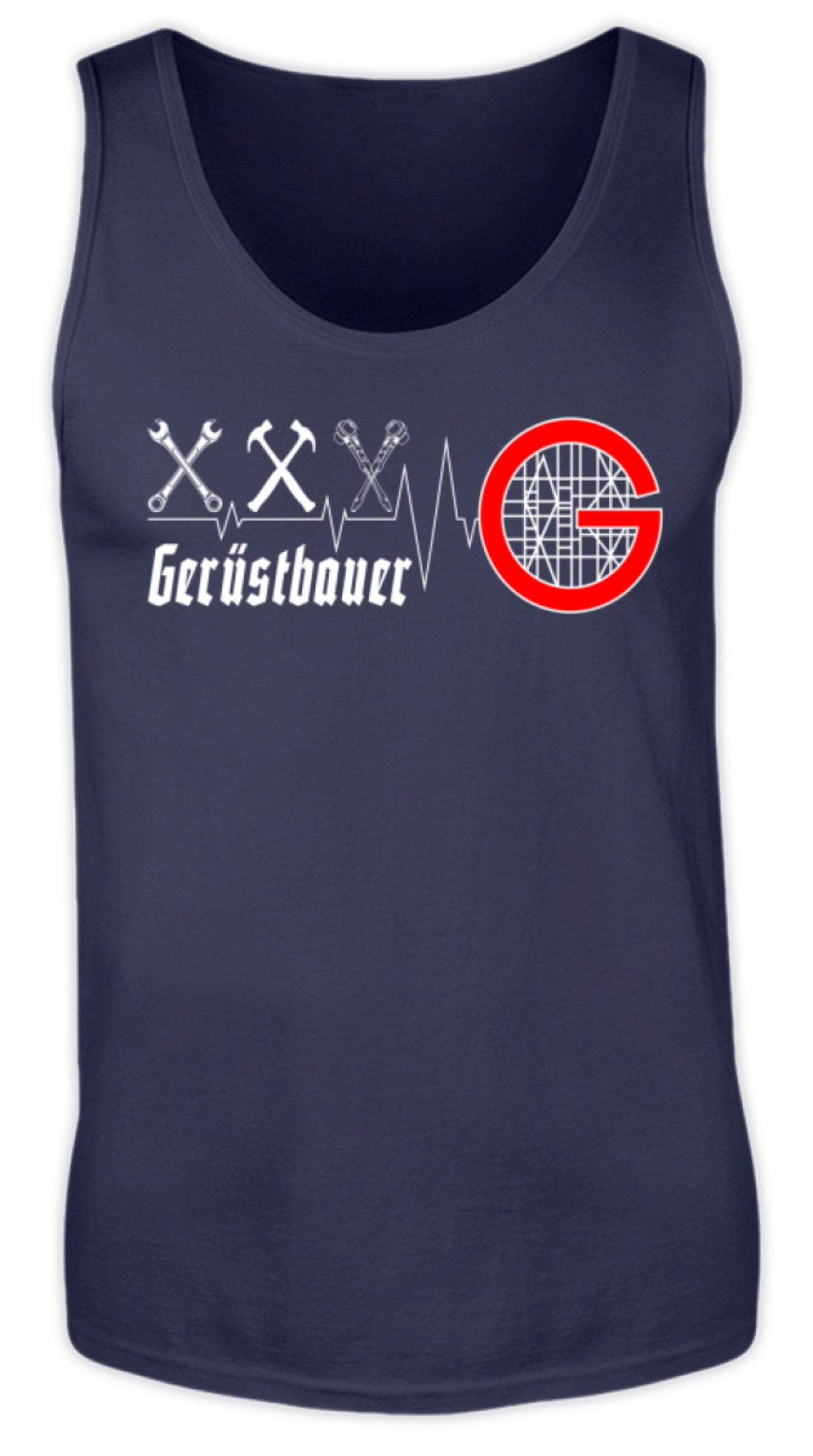 Gerüstbauer / Flatline  - Herren Tanktop €19.95 Gerüstbauer - Shop >>