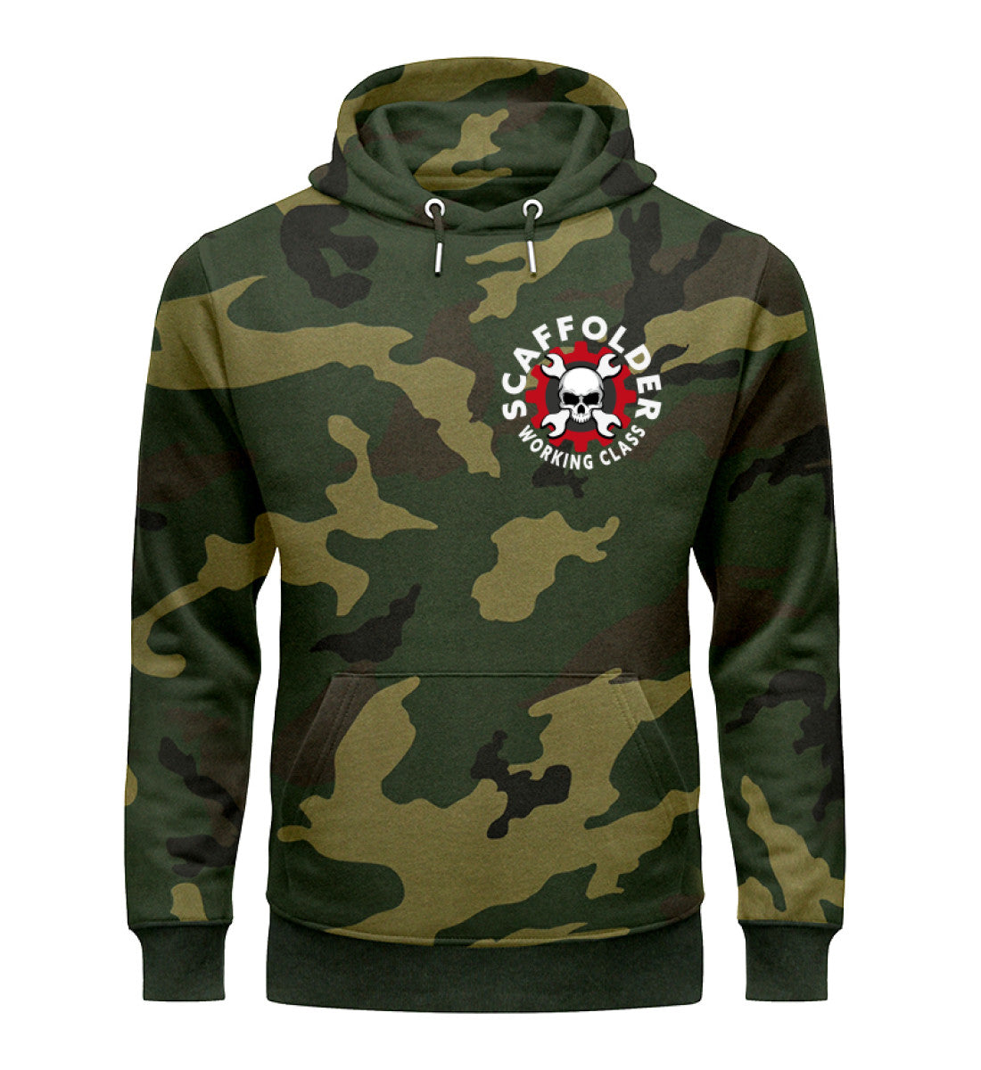 Scaffolder Working Class Camouflage Hoodie www.geruestbauershop.de