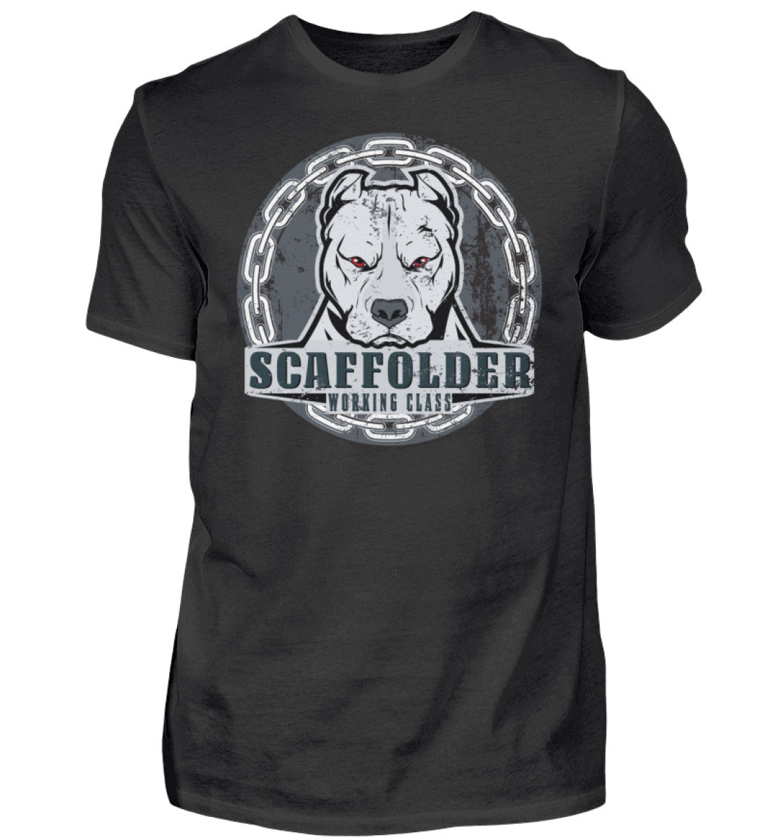 Scaffolder Working Class Pitbull Herren Shirt schwarz www.geruestbauershop.de