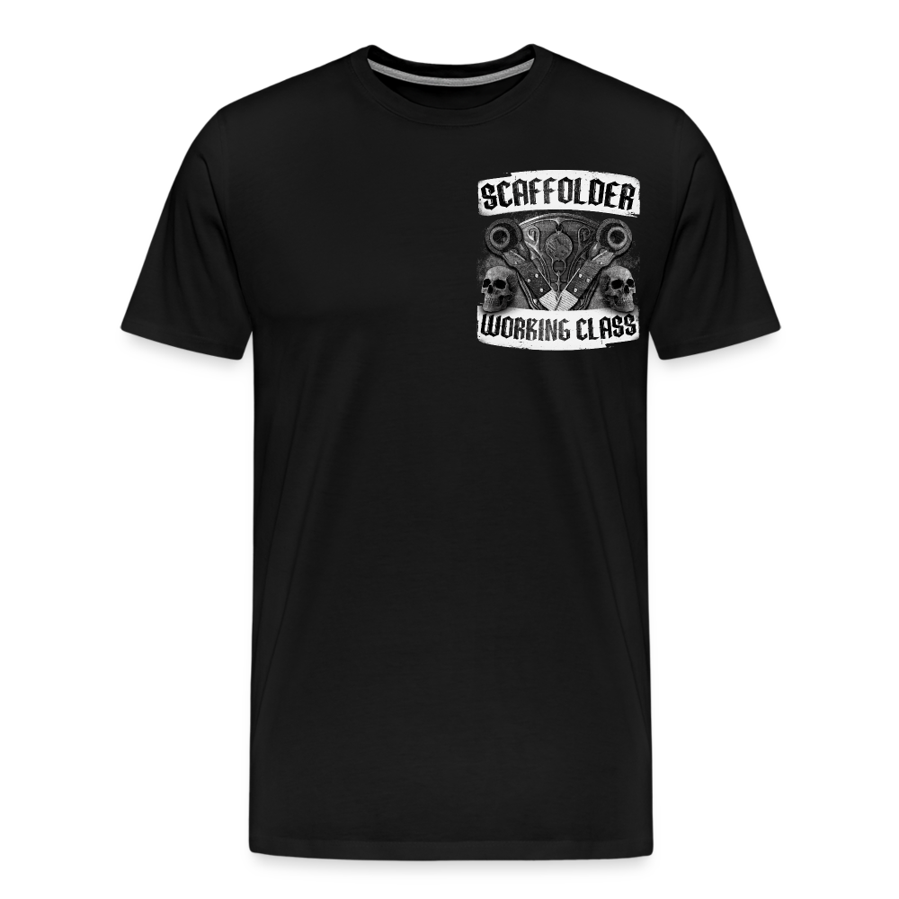 Scaffolder Working Class - Gerüstbauer Premium T-Shirt - Schwarz