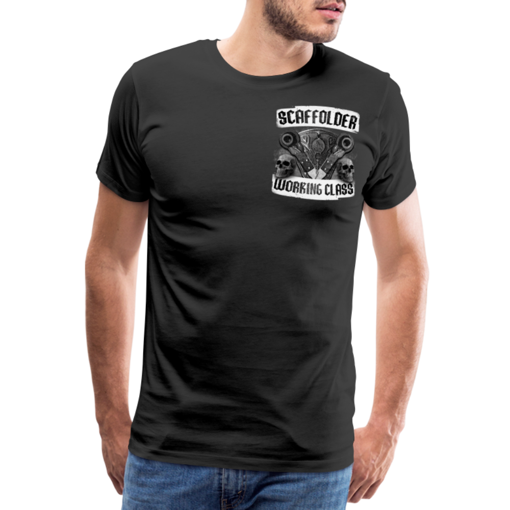 Scaffolder Working Class - Premium T-Shirt - Schwarz