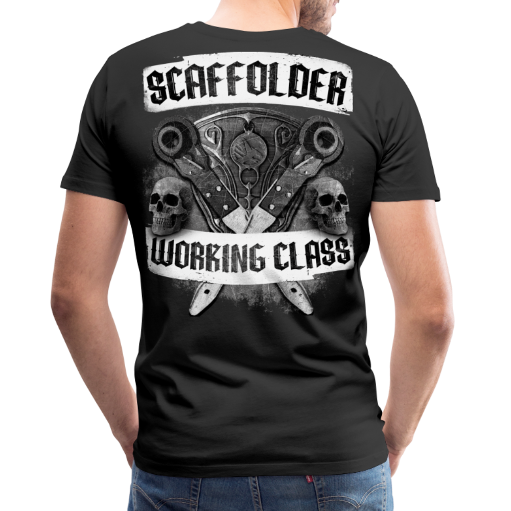 Scaffolder Working Class - Premium T-Shirt - Schwarz