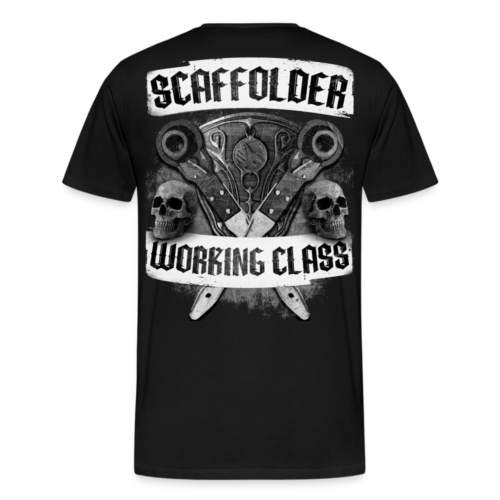 Scaffolder Working Class - Gerüstbauer Premium T-Shirt - Schwarz