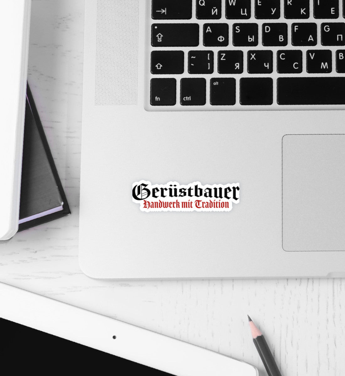 Gerüstbauer Handwerk mit Tradition  - Sticker €2.95 Gerüstbauer - Shop >>