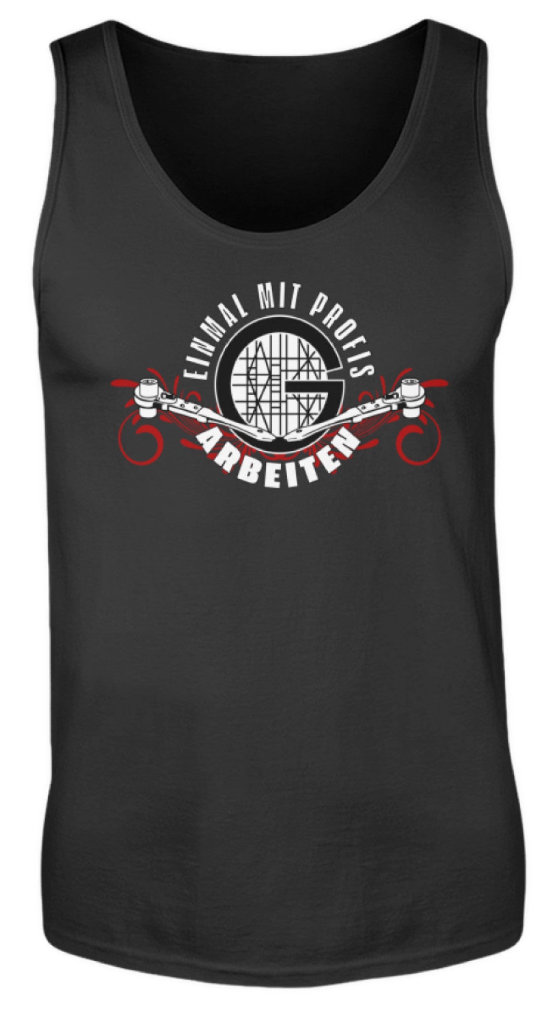 EINMAL MIT PROFIS ARBEITEN  - Herren Tanktop €19.95 Gerüstbauer - Shop >>