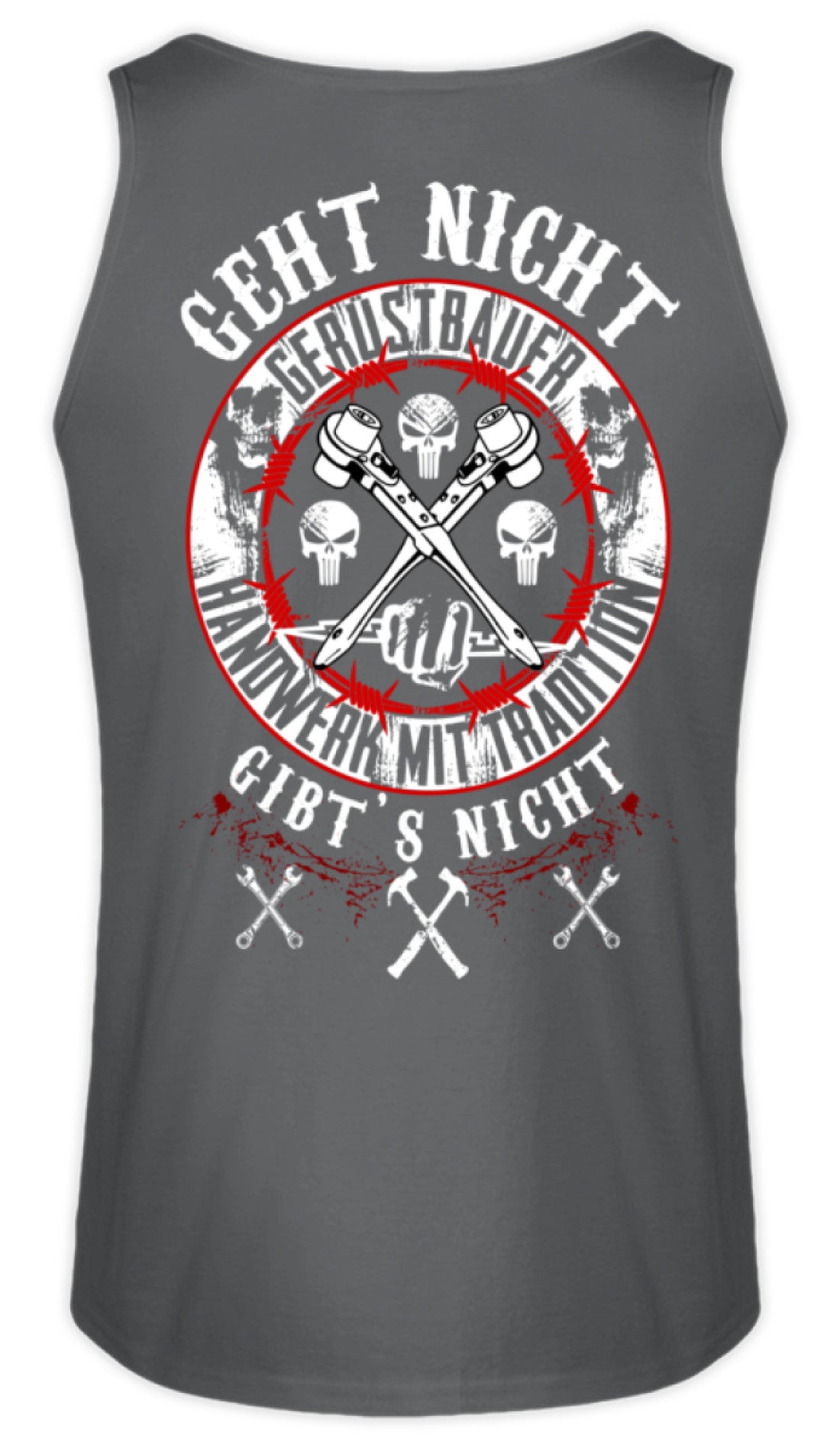 Gerüstbauer / GEHT NICHT GIBT`S NICHT II  - Herren Tanktop €22.95 Gerüstbauer - Shop >>