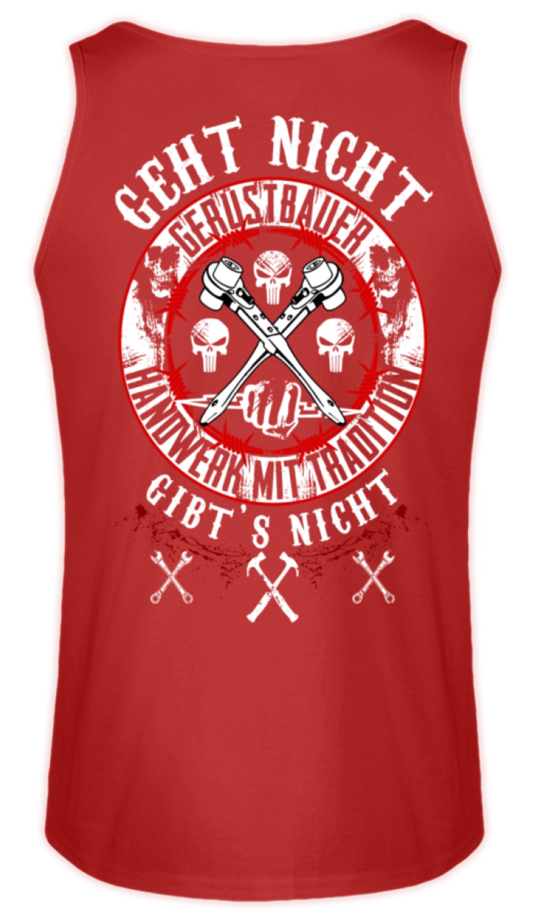 Gerüstbauer / GEHT NICHT GIBT`S NICHT II  - Herren Tanktop €22.95 Gerüstbauer - Shop >>
