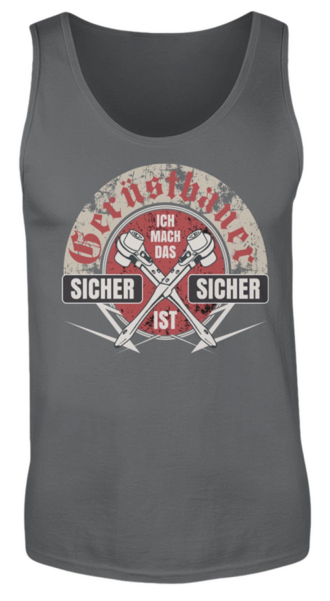 Gerüstbauer ICH MACH DAS   - Herren Tanktop €22.95 Gerüstbauer - Shop >>
