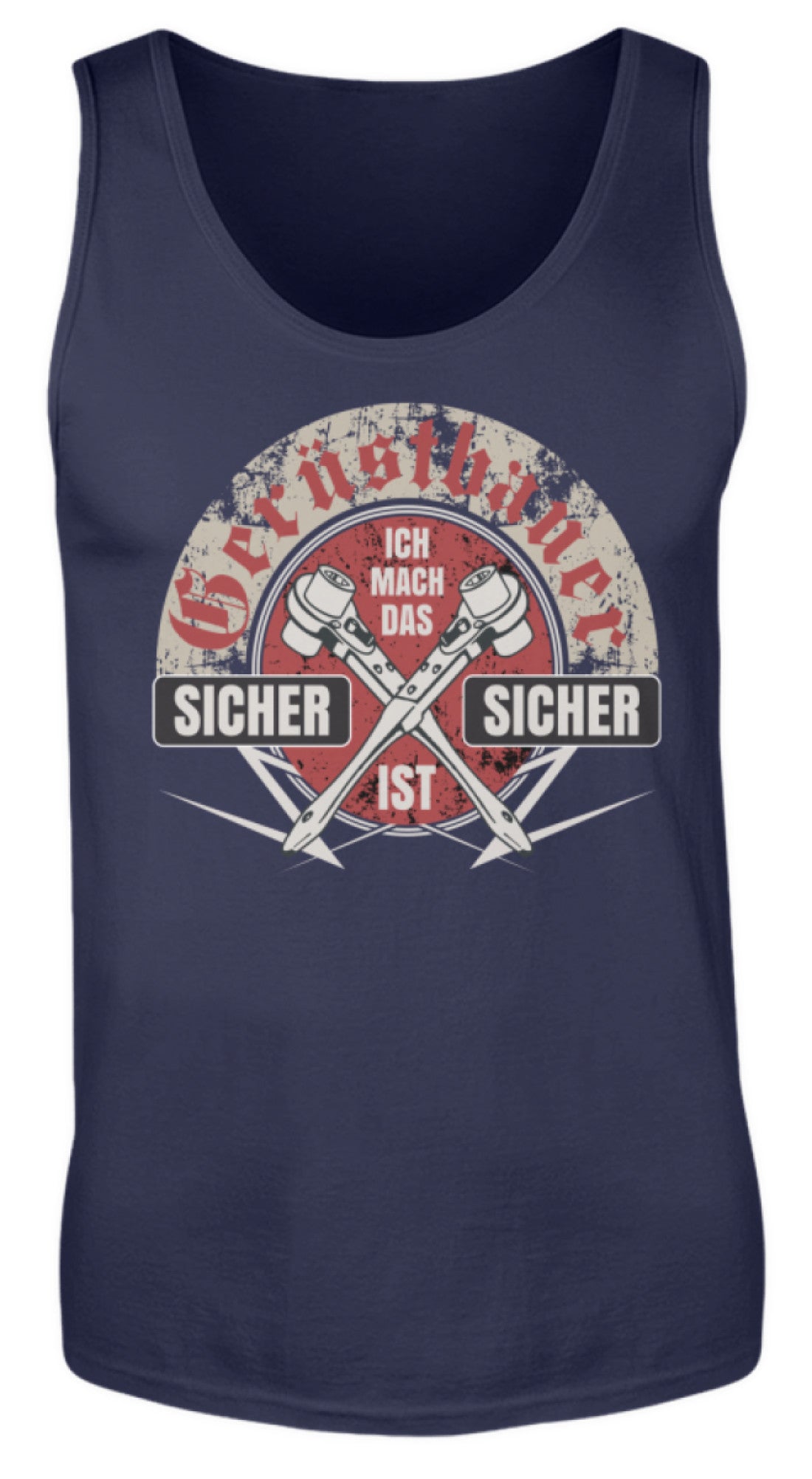 Gerüstbauer ICH MACH DAS   - Herren Tanktop €22.95 Gerüstbauer - Shop >>