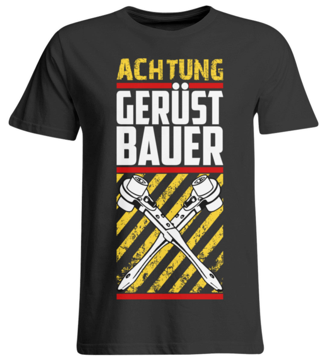 ACHTUNG GERÜSTBAUER  - Übergrößenshirt €24.95 Gerüstbauer - Shop >>